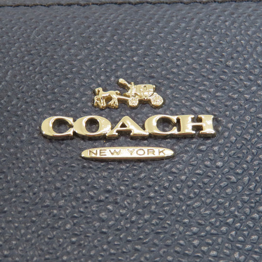 COACH Handbag 33996 leather Navy Crosby Carryall 2WAY