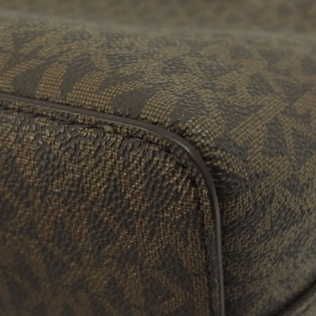 MICHAEL KORS Handbag PVC Brown MK Signature 2WAY