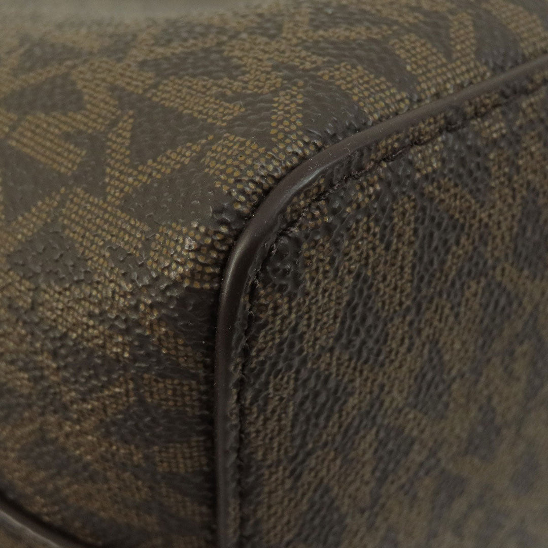 MICHAEL KORS Handbag PVC Brown MK Signature 2WAY