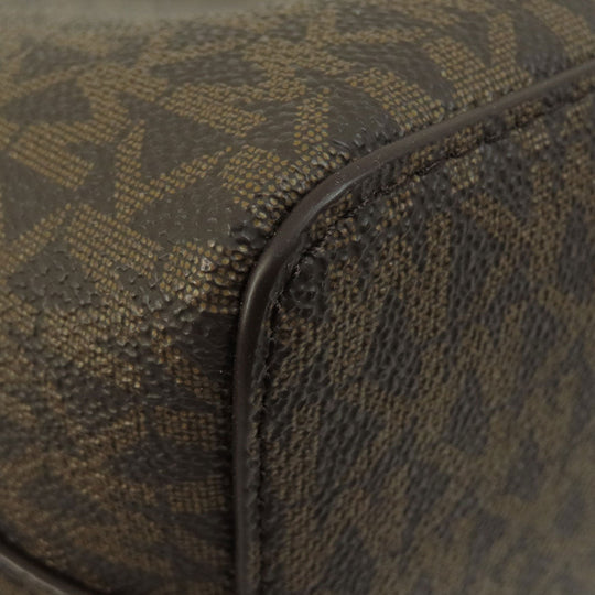 MICHAEL KORS Handbag PVC Brown MK Signature 2WAY