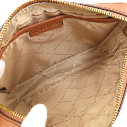 MICHAEL KORS Shoulder Bag PVC white MK Signature logoMetal Women Used Authentic