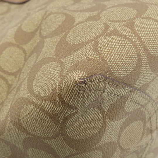 COACH Tote Bag F36658 PVC Brown reversible