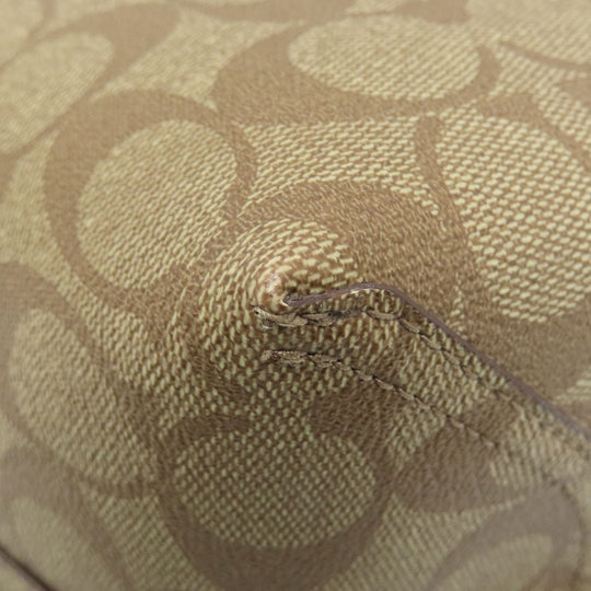 COACH Tote Bag F36658 PVC Brown reversible