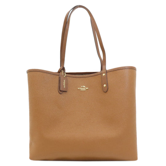 COACH Tote Bag F36658 PVC Brown reversible