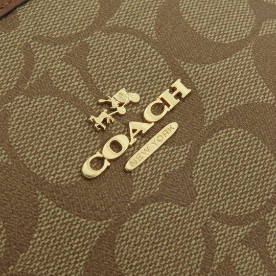 COACH Tote Bag F36658 PVC Brown reversible