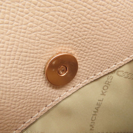 MICHAEL KORS Tote Bag leather pink logo