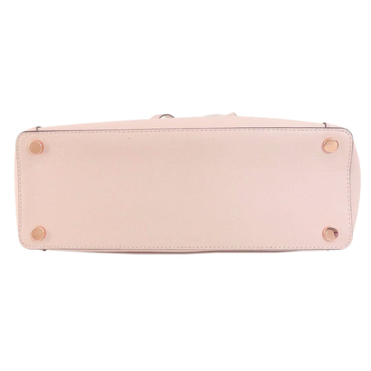 MICHAEL KORS Tote Bag leather pink logo