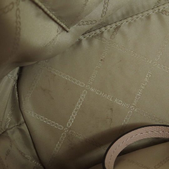 MICHAEL KORS Tote Bag leather pink logo