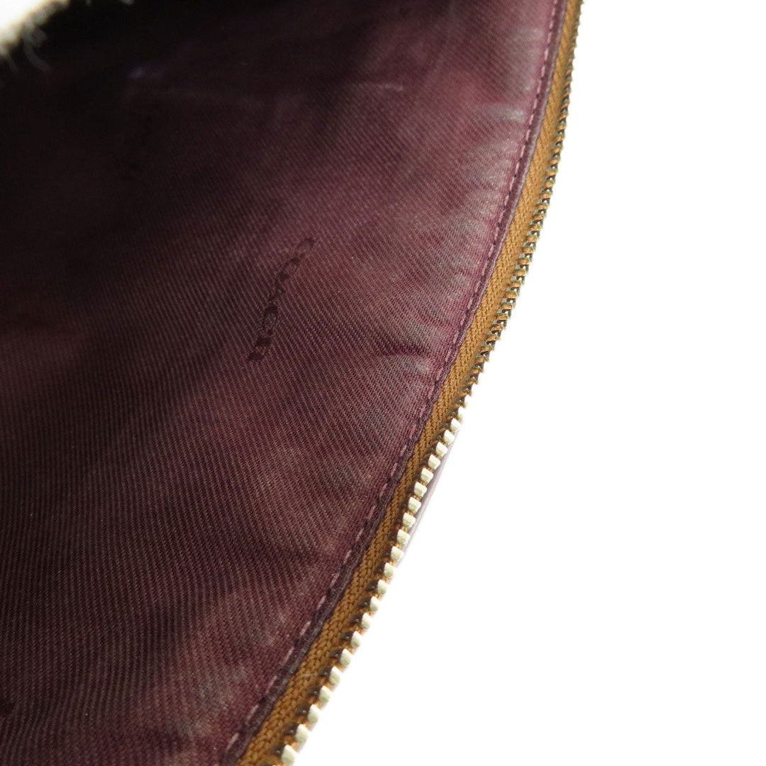 COACH Handbag 56839 leather Brown logoMetal 2WAY Women Used Authentic