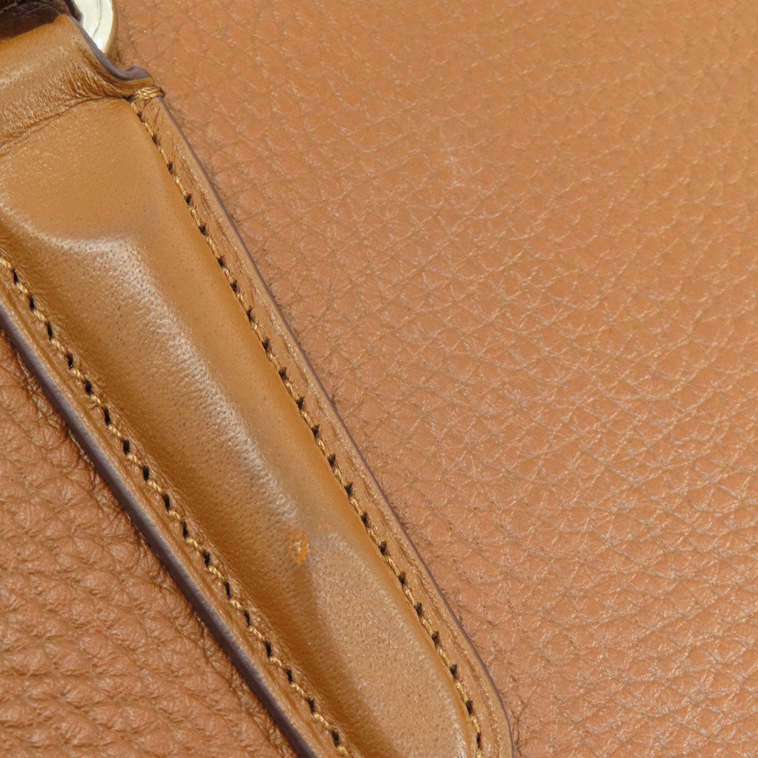 COACH Handbag 56839 leather Brown logoMetal 2WAY Women Used Authentic