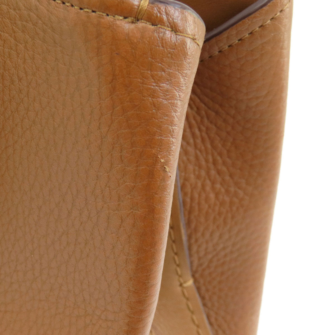 COACH Handbag 56839 leather Brown logoMetal 2WAY Women Used Authentic