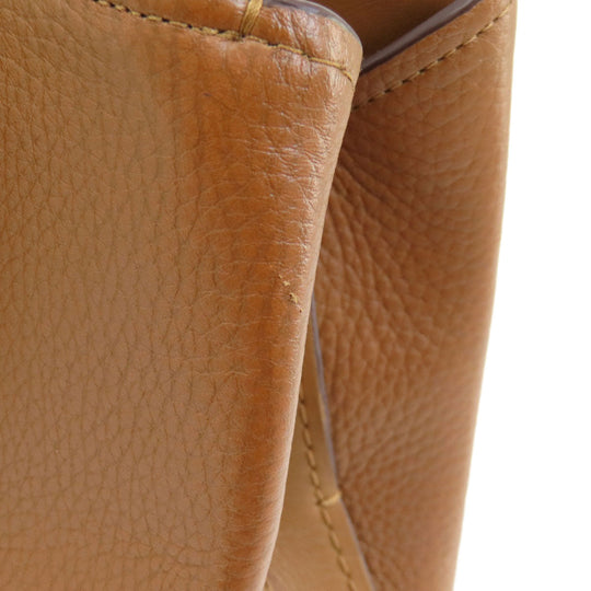 COACH Handbag 56839 leather Brown logoMetal 2WAY Women Used Authentic