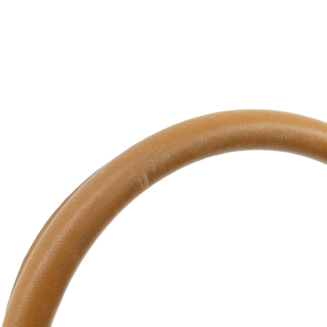 COACH Handbag 56839 leather Brown logoMetal 2WAY Women Used Authentic