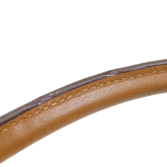 COACH Handbag 56839 leather Brown logoMetal 2WAY Women Used Authentic