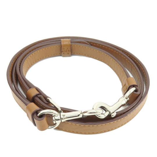 COACH Handbag 56839 leather Brown logoMetal 2WAY Women Used Authentic