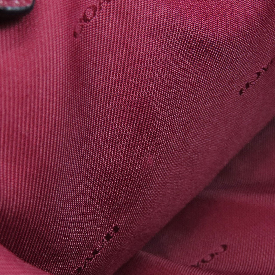 COACH Handbag 34340 leather Red 2WAY Women Used Authentic