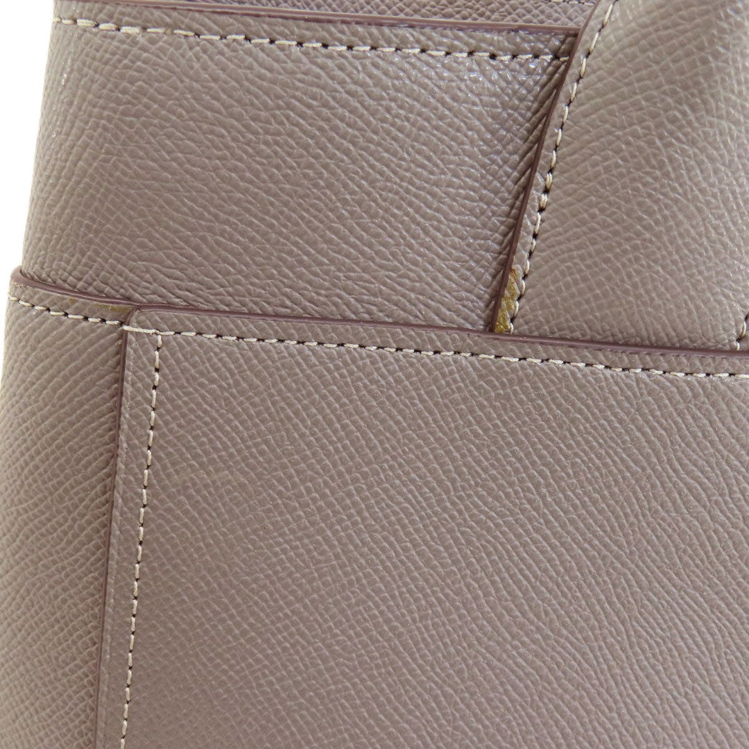 COACH Tote Bag F31474 PVC gray logoMetal Women Used Authentic