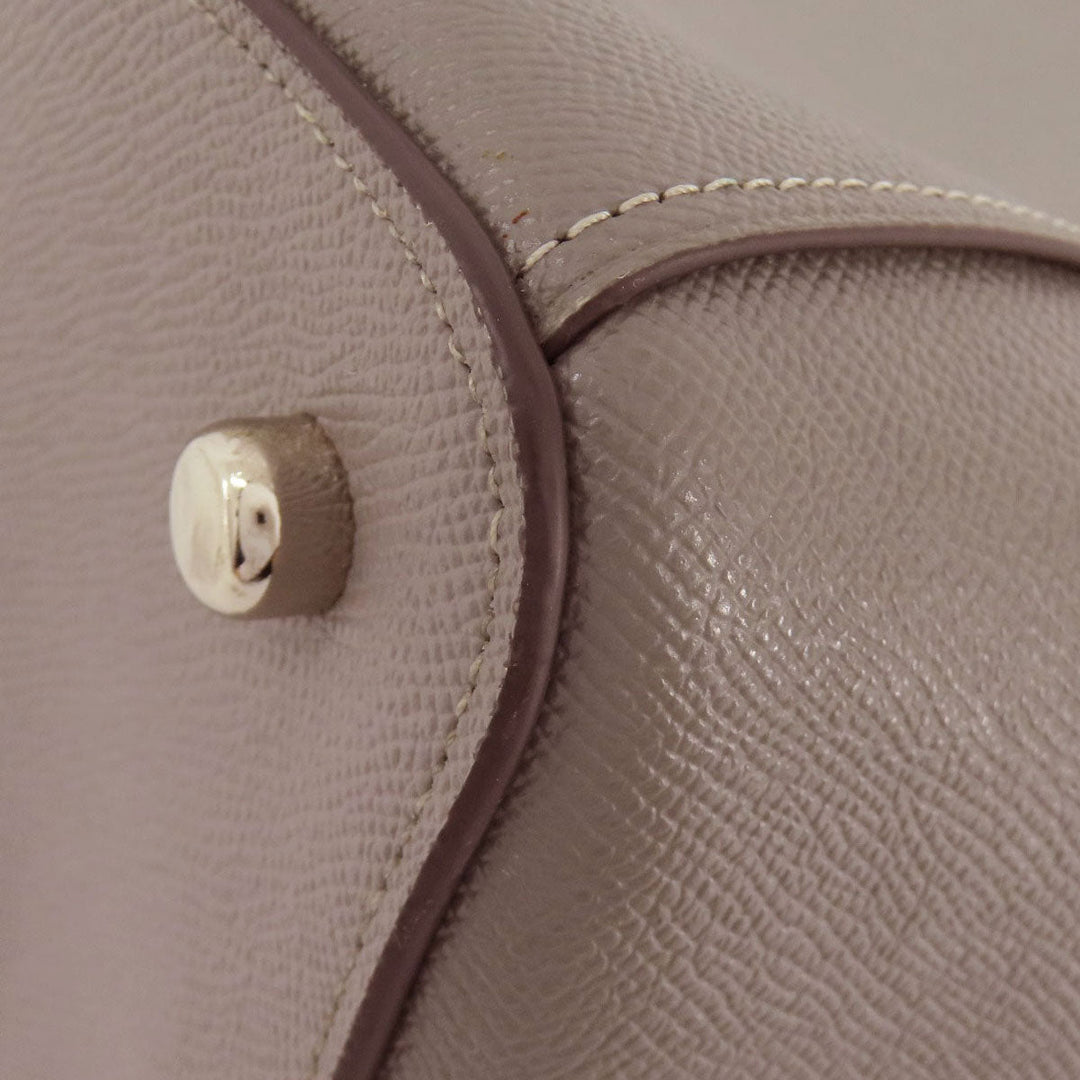 COACH Tote Bag F31474 PVC gray logoMetal Women Used Authentic