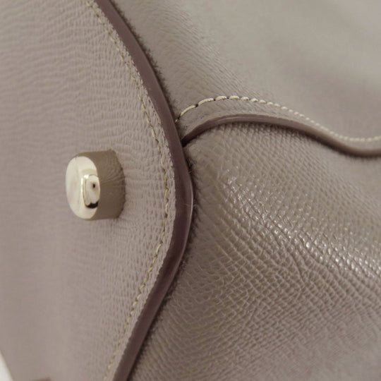 COACH Tote Bag F31474 PVC gray logoMetal Women Used Authentic