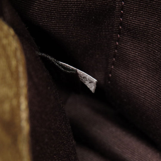 COACH Handbag F34605 PVC Brown Signature 2WAY Women Used Authentic