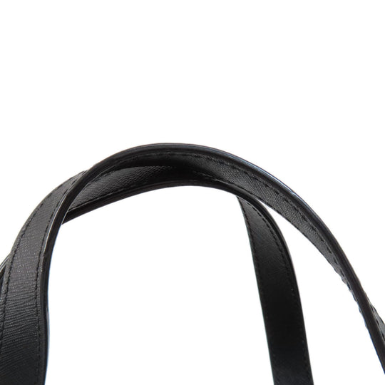 MICHAEL KORS Handbag PVC black logo Women Used Authentic
