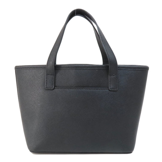 MICHAEL KORS Handbag PVC black logo Women Used Authentic