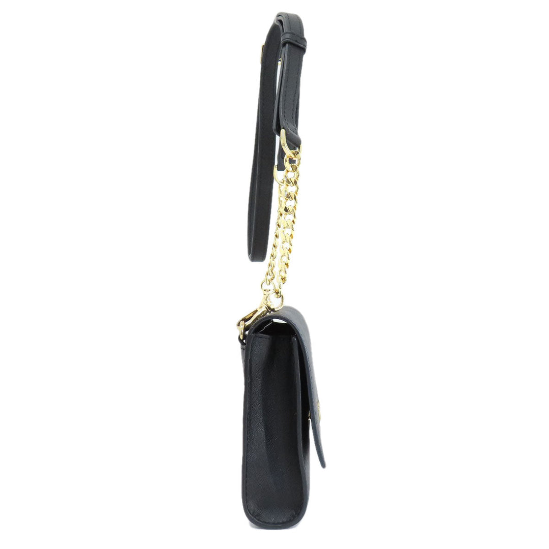 MICHAEL KORS Shoulder Bag PVC black logo