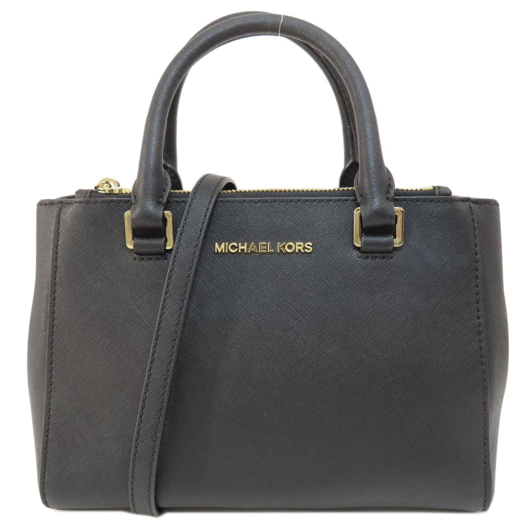 MICHAEL KORS Handbag PVC black logo 2WAY