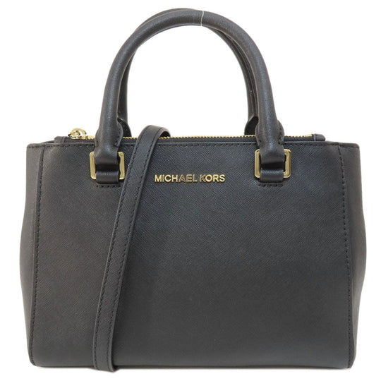 MICHAEL KORS Handbag PVC black logo 2WAY