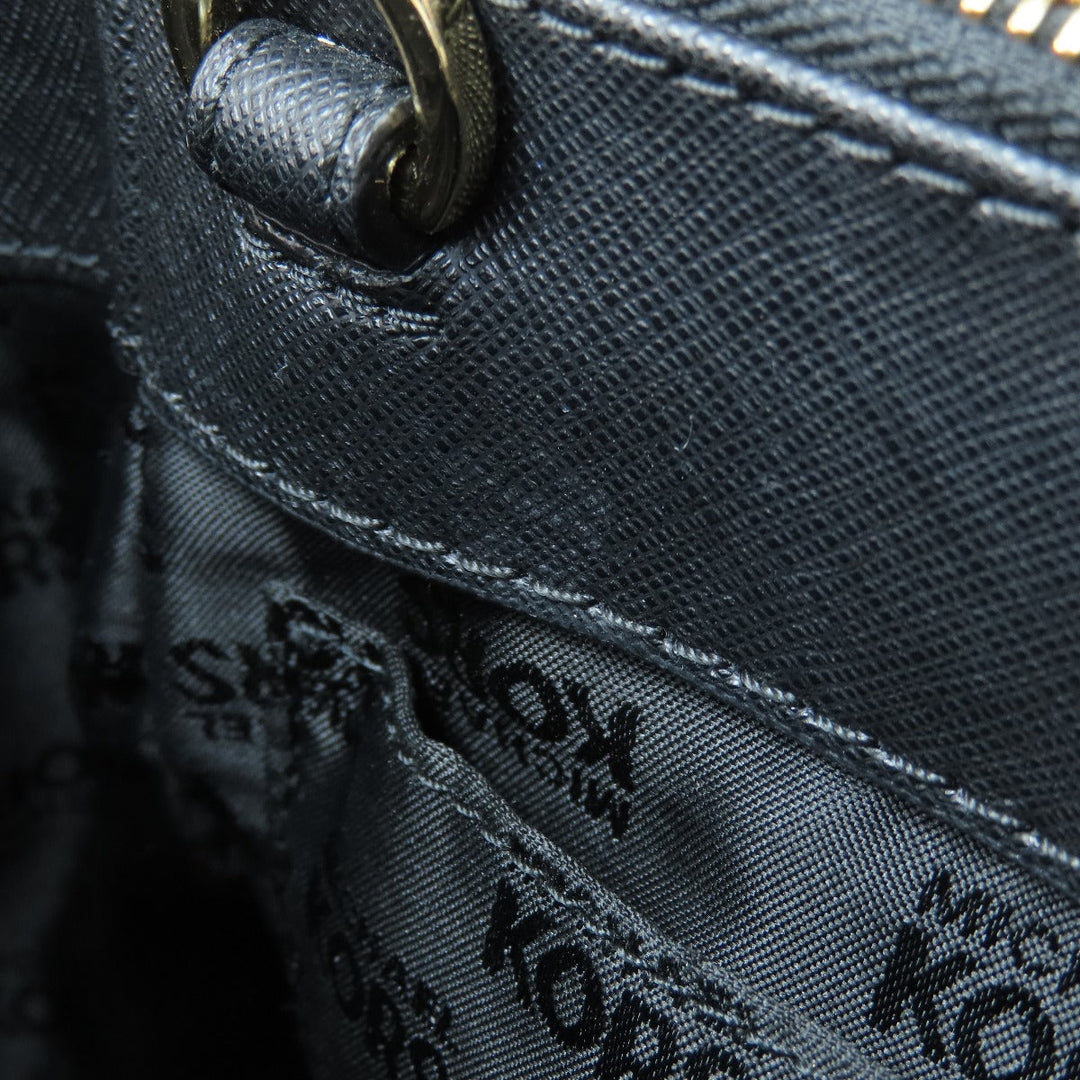 MICHAEL KORS Handbag PVC black logo 2WAY