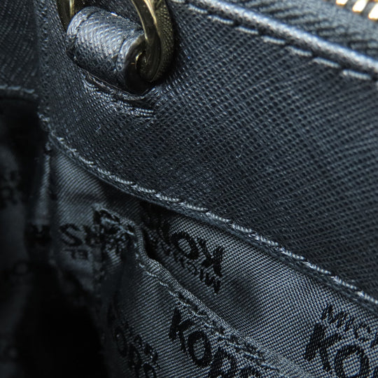 MICHAEL KORS Handbag PVC black logo 2WAY