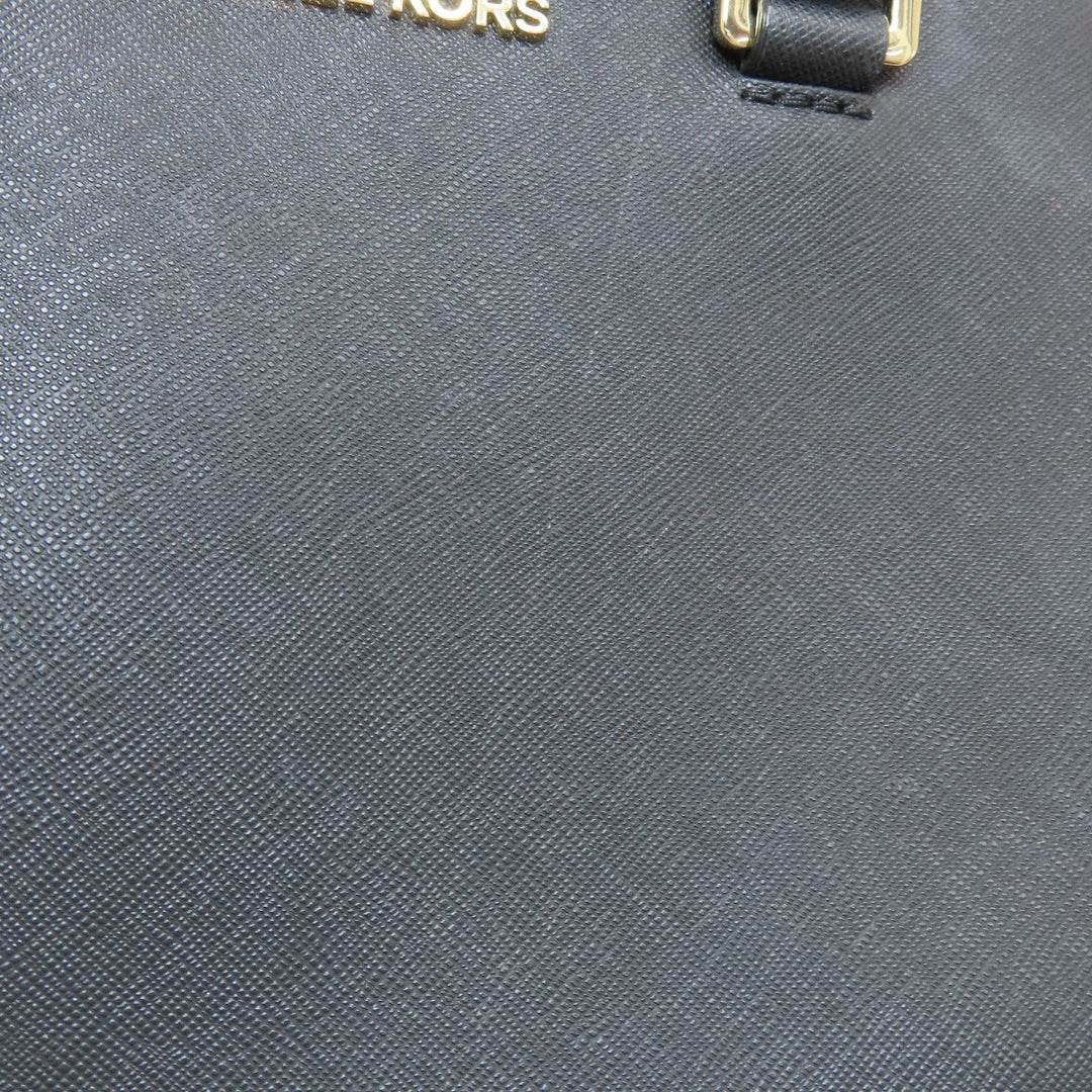 MICHAEL KORS Handbag PVC black logo 2WAY