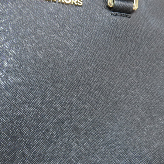MICHAEL KORS Handbag PVC black logo 2WAY