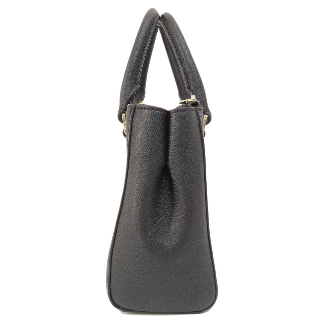 MICHAEL KORS Handbag PVC black logo 2WAY