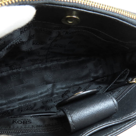 MICHAEL KORS Handbag PVC black logo 2WAY