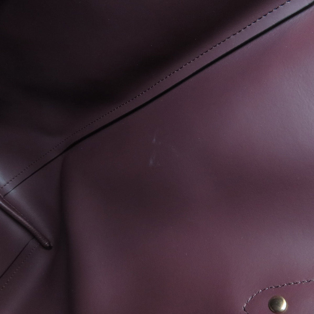 COACH Tote Bag F72673 leather black logo Women Used Authentic