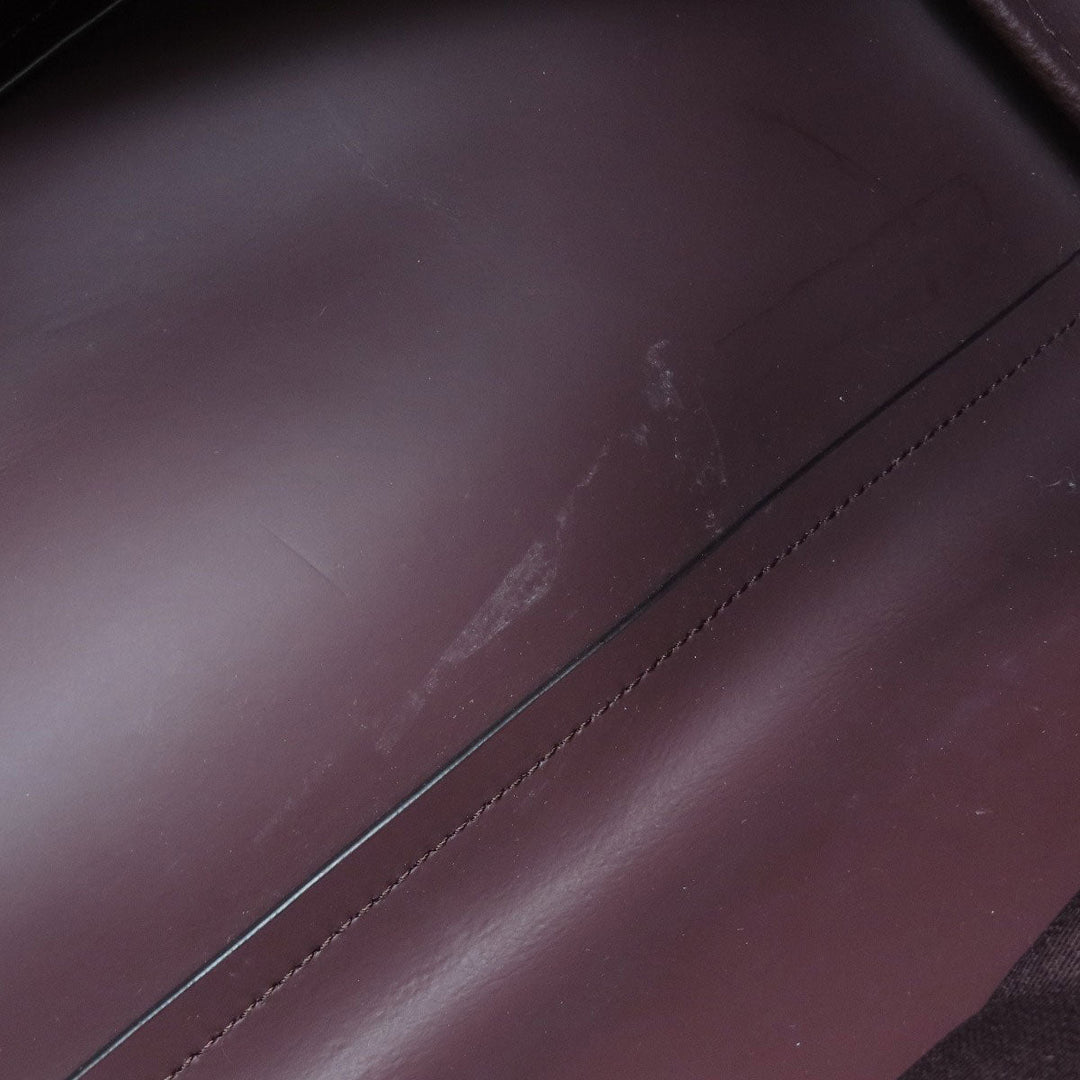 COACH Tote Bag F72673 leather black logo Women Used Authentic