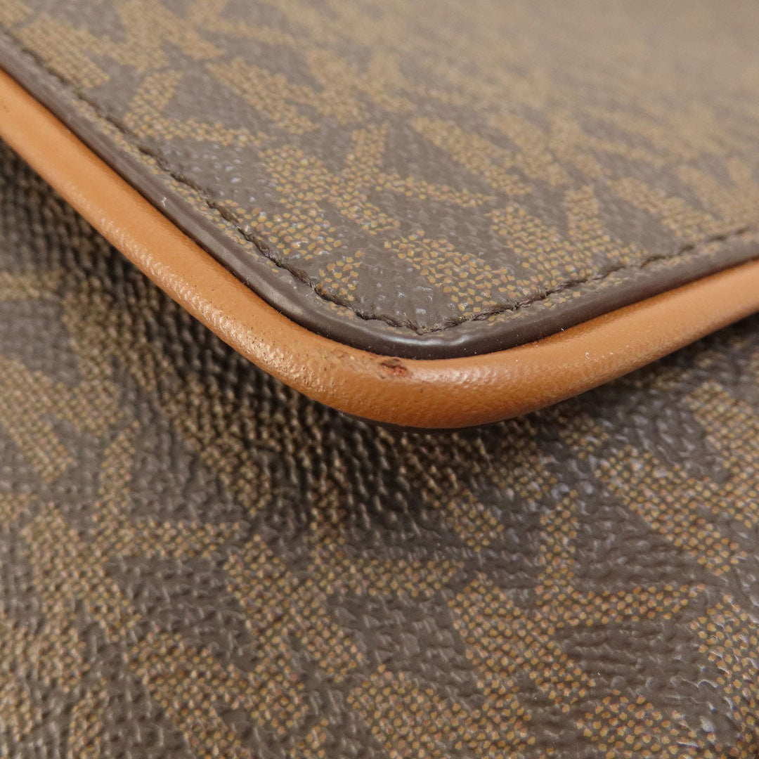 MICHAEL KORS Backpack leather Brown MK signature