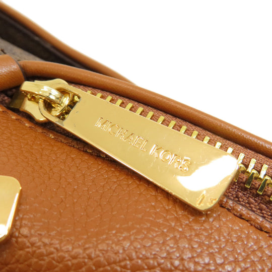 MICHAEL KORS Backpack leather Brown MK signature