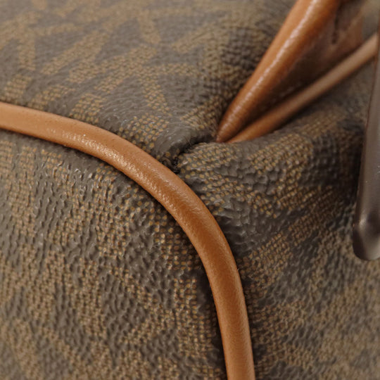 MICHAEL KORS Backpack leather Brown MK signature