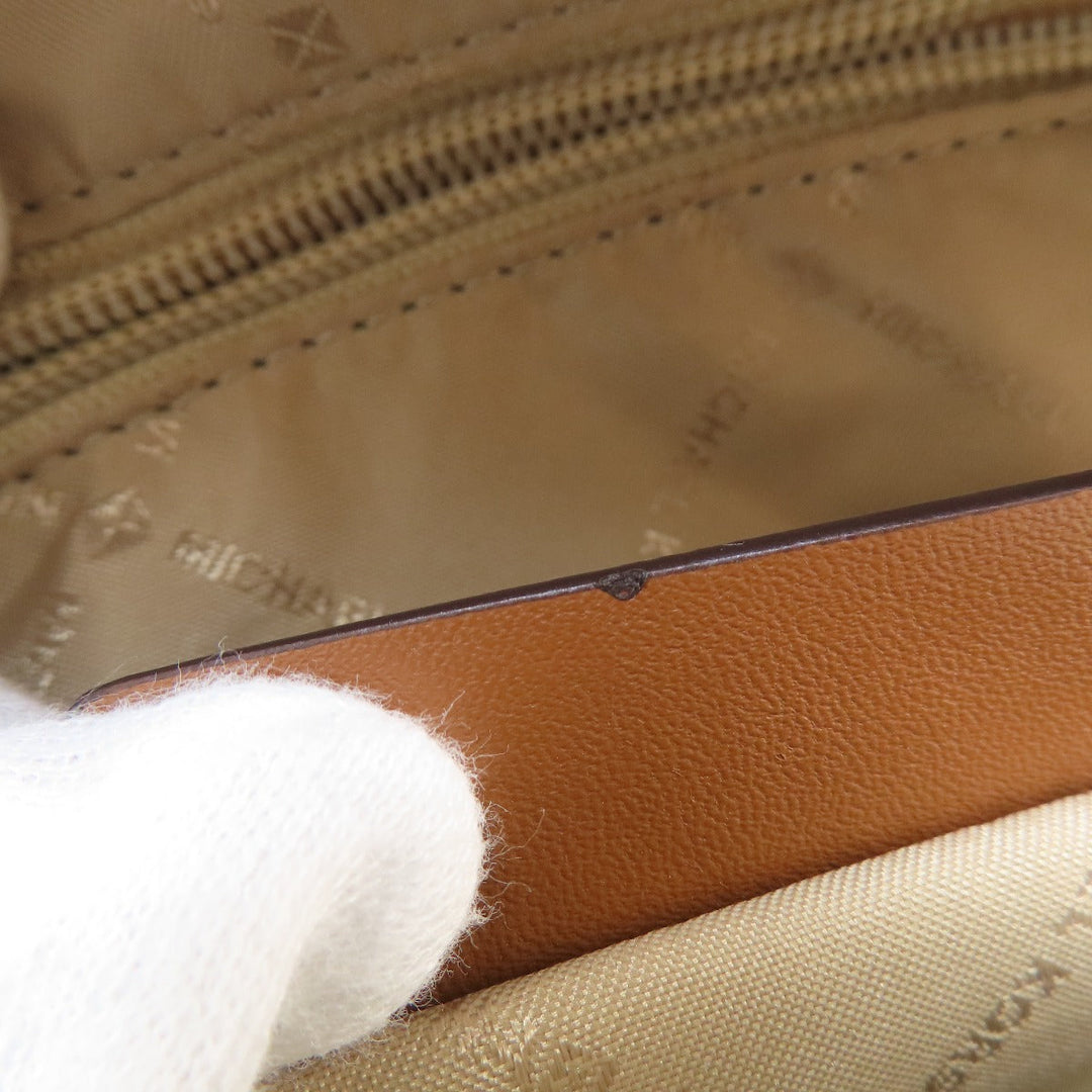 MICHAEL KORS Backpack leather Brown MK signature