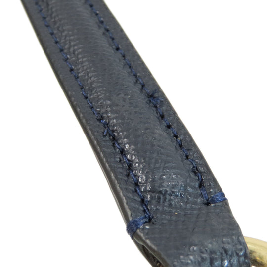 COACH Tote Bag F57526 PVC Navy logoMetal Women Used Authentic