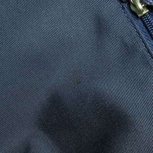 COACH Tote Bag F57526 PVC Navy logoMetal Women Used Authentic