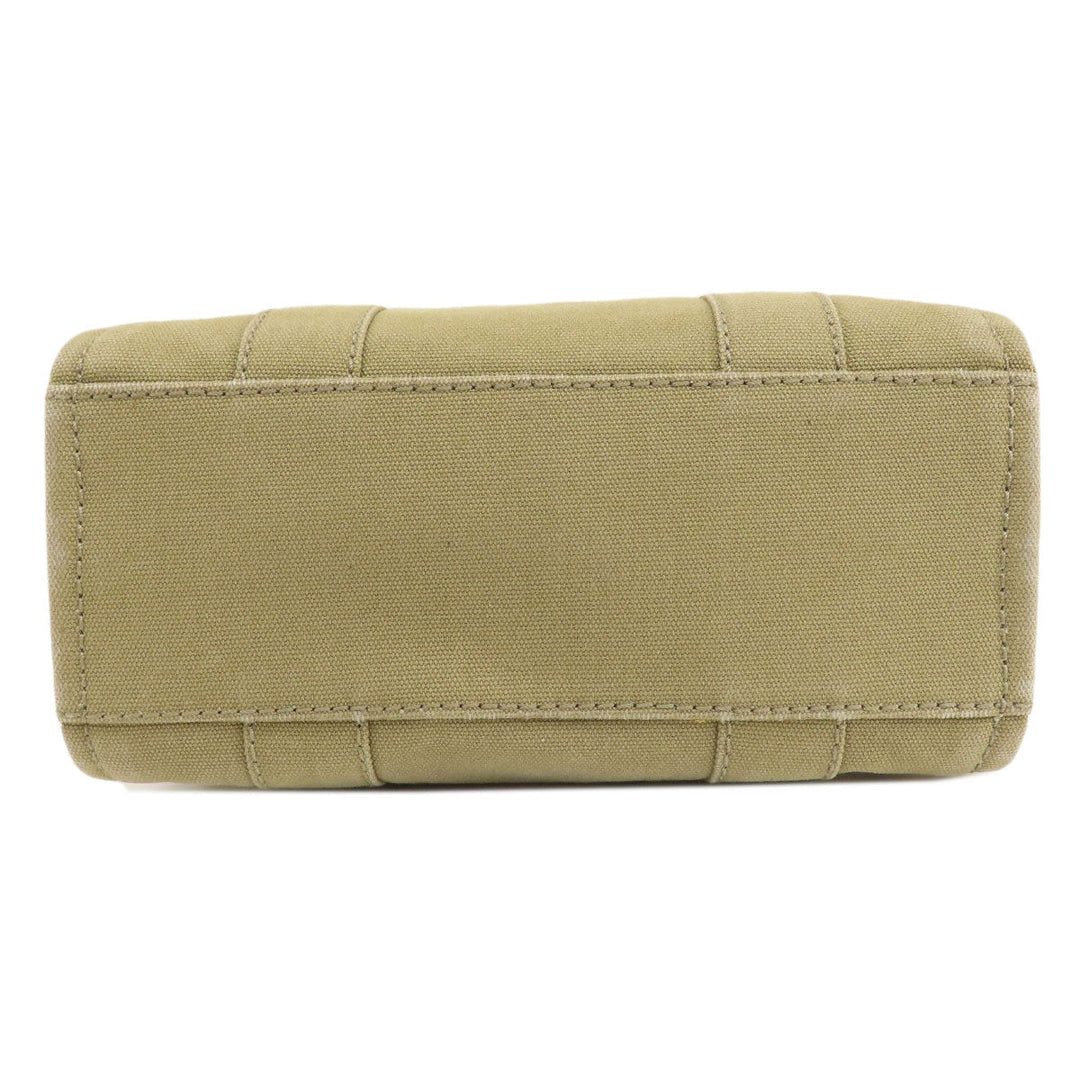 MARC JACOBS Handbag canvas Brown The Tote Bag 2WAY Women Used Authentic