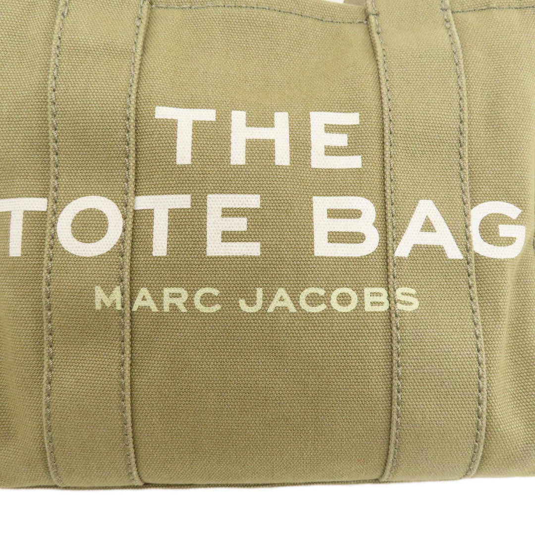 MARC JACOBS Handbag canvas Brown The Tote Bag 2WAY Women Used Authentic