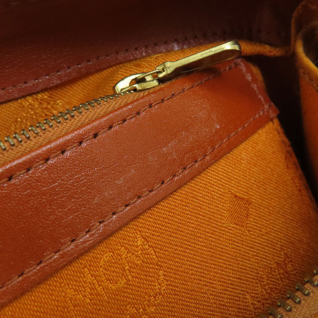 MCM Boston Duffel bag PVC Brown Mini Boston Women Used Authentic