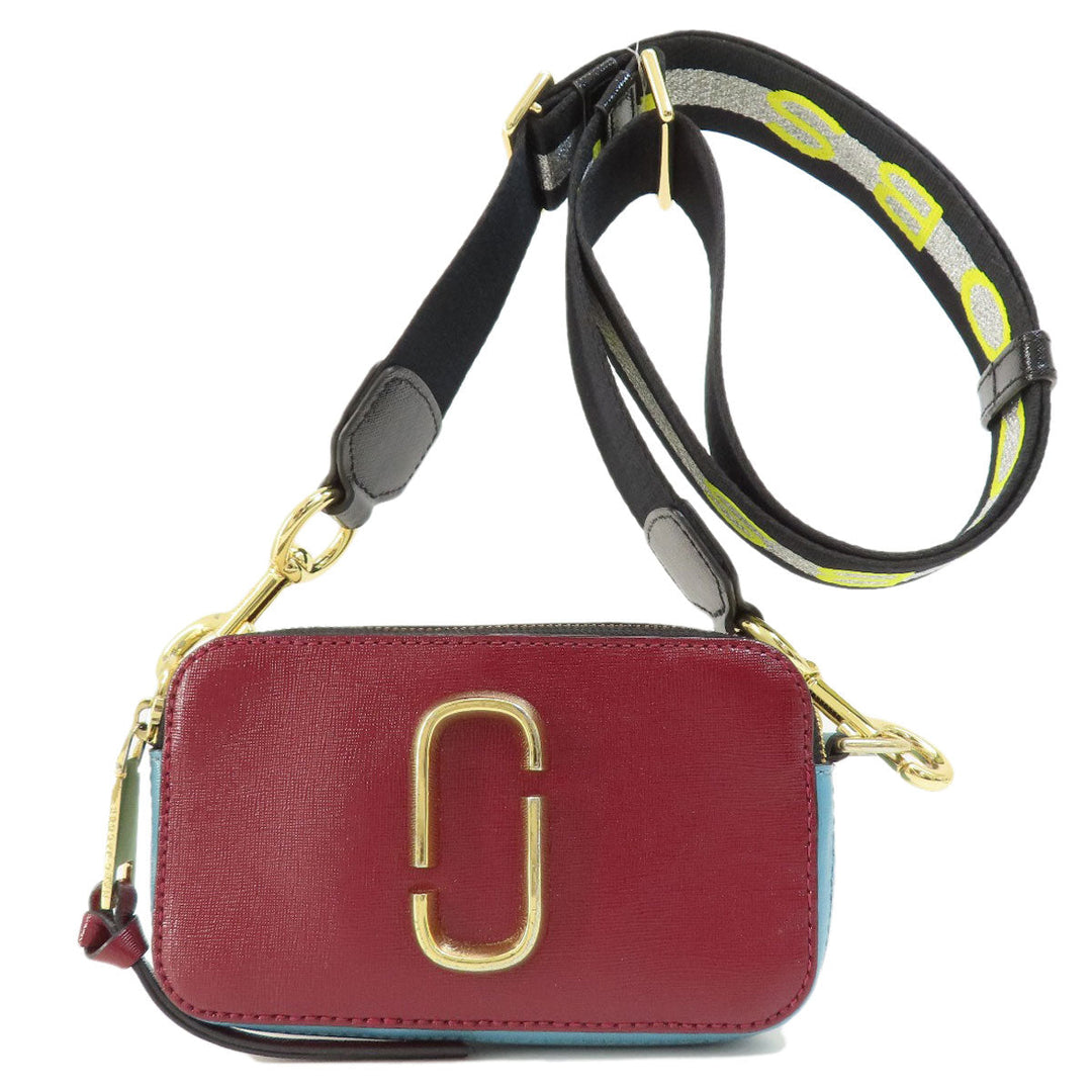 MARC JACOBS Shoulder Bag PVC Red double j snapshot Women Used Authentic