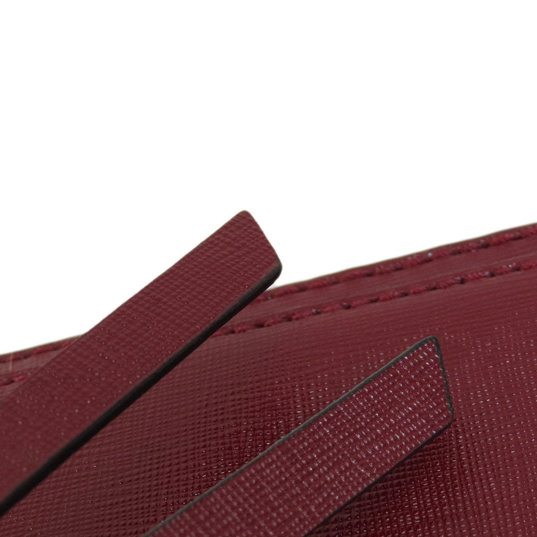 MARC JACOBS Shoulder Bag PVC Red double j snapshot Women Used Authentic