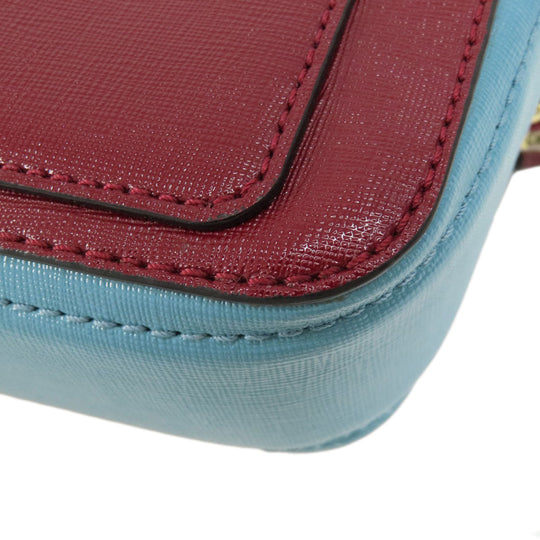 MARC JACOBS Shoulder Bag PVC Red double j snapshot Women Used Authentic