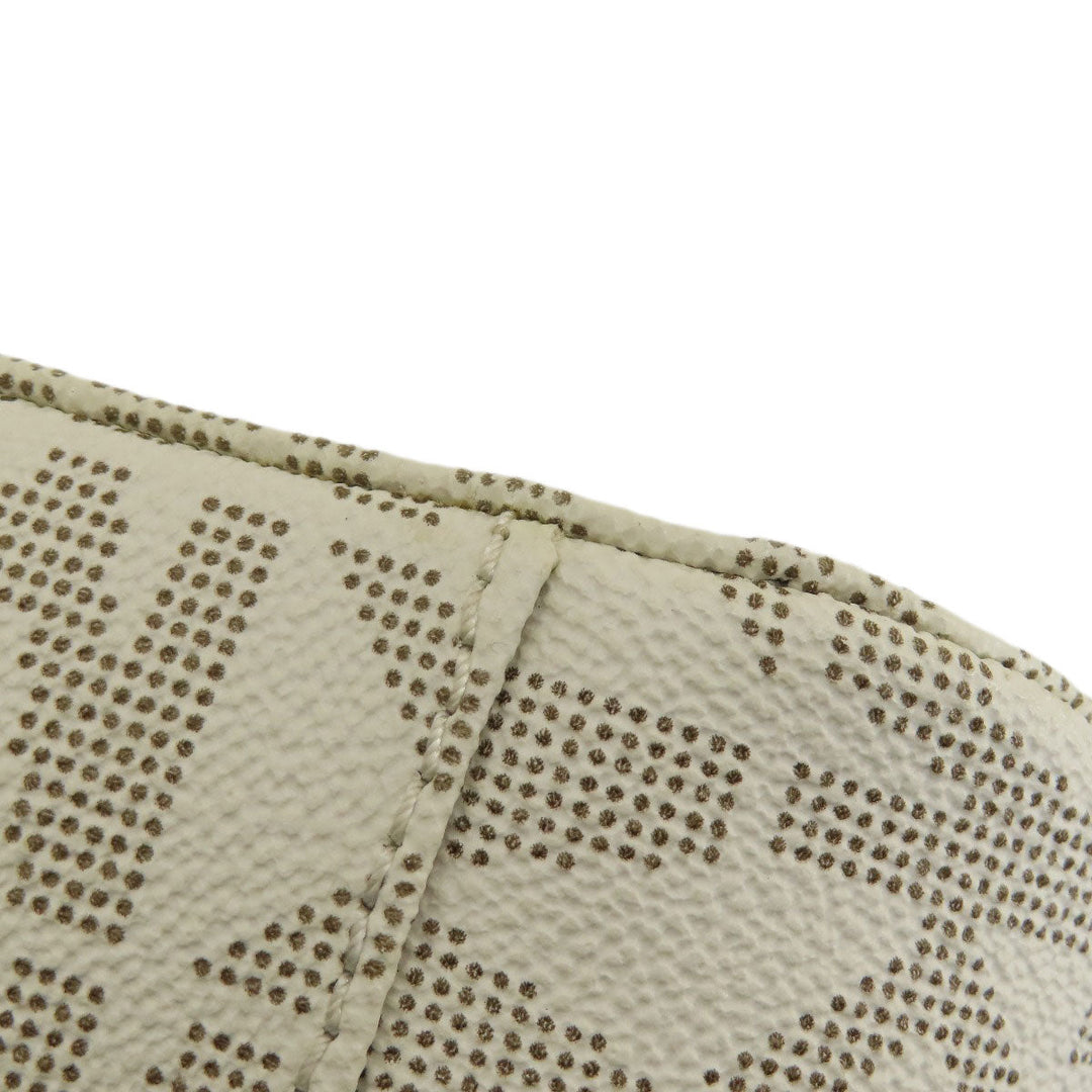MICHAEL KORS Shoulder Bag PVC white MK signature Women Used Authentic